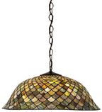 Meyda Tiffany Variegated Fishscale Pendant Lamp