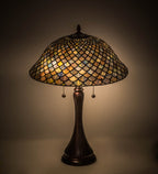 Meyda Tiffany Variegated Fishscale Table Lamp