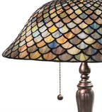 Meyda Tiffany Variegated Fishscale Table Lamp