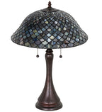 Meyda Tiffany Variegated Fishscale Table Lamp