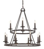 Quoizel Voyager Chandelier, 12 - Candle
