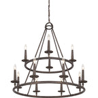 Quoizel Voyager Chandelier, 12 - Candle
